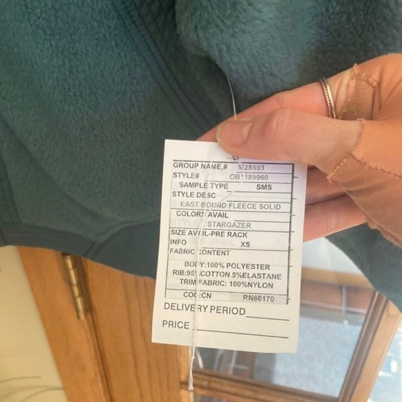 NWT Free People East Bound Fleece Jacket - Picture 9 of 9